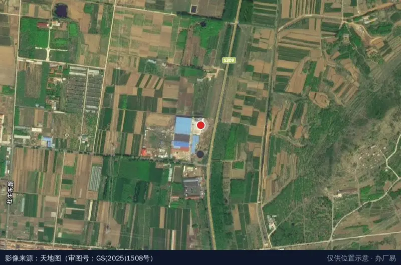青岛高科技工业园金林木制品有限公司卫星位置示意图