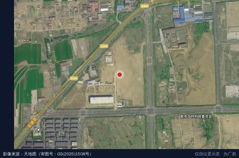 青岛融安光电科技园(建设中)卫星位置示意图