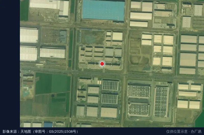 和华物流园卫星位置示意图