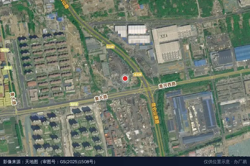 聚力智能物流园卫星位置示意图