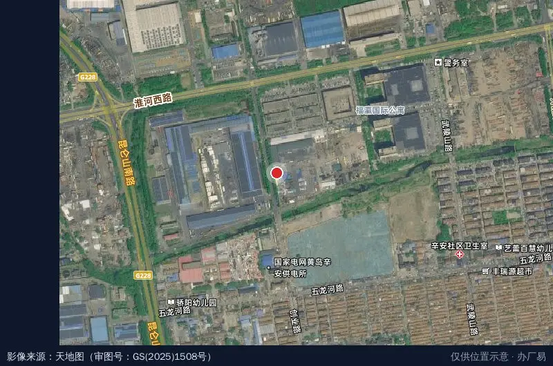 鑫盛达物流园卫星位置示意图