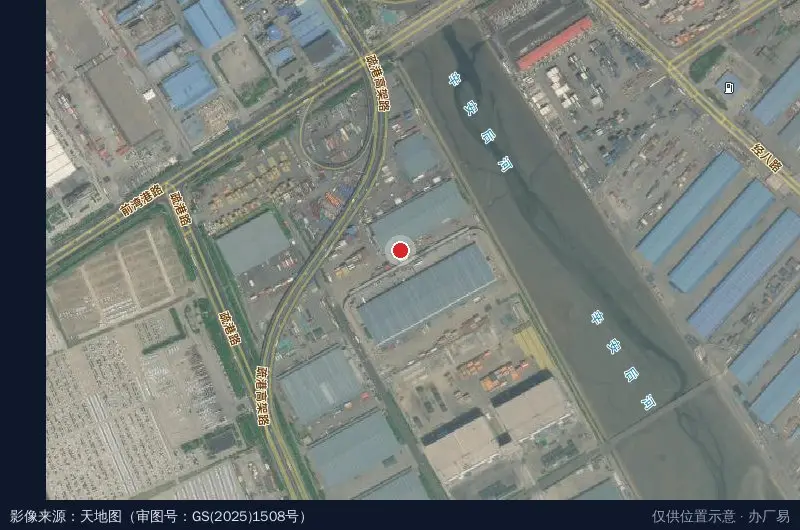 中创保税区物流园卫星位置示意图