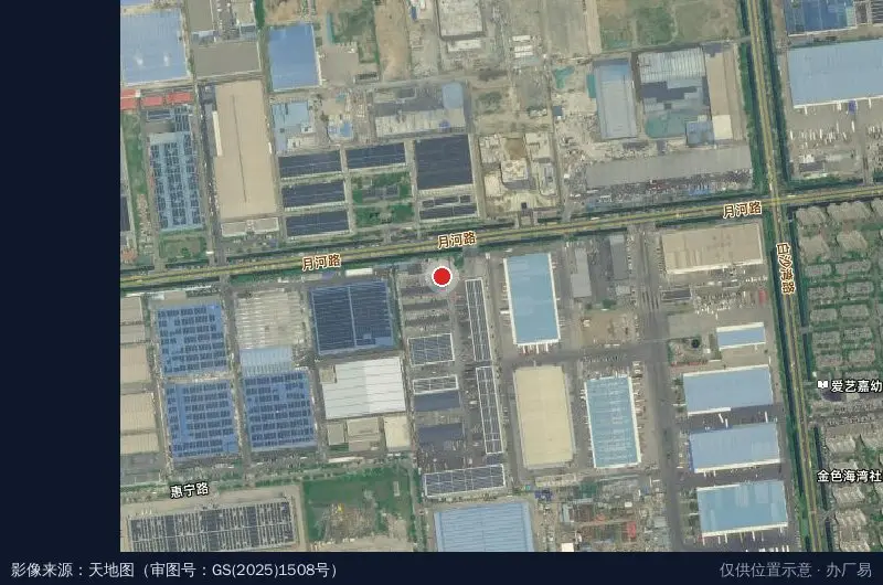 云驰物流园卫星位置示意图