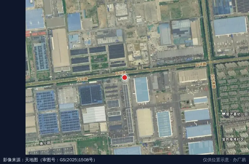 云驰物流园(一期)卫星位置示意图