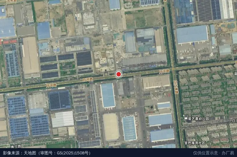 志远达物流园卫星位置示意图