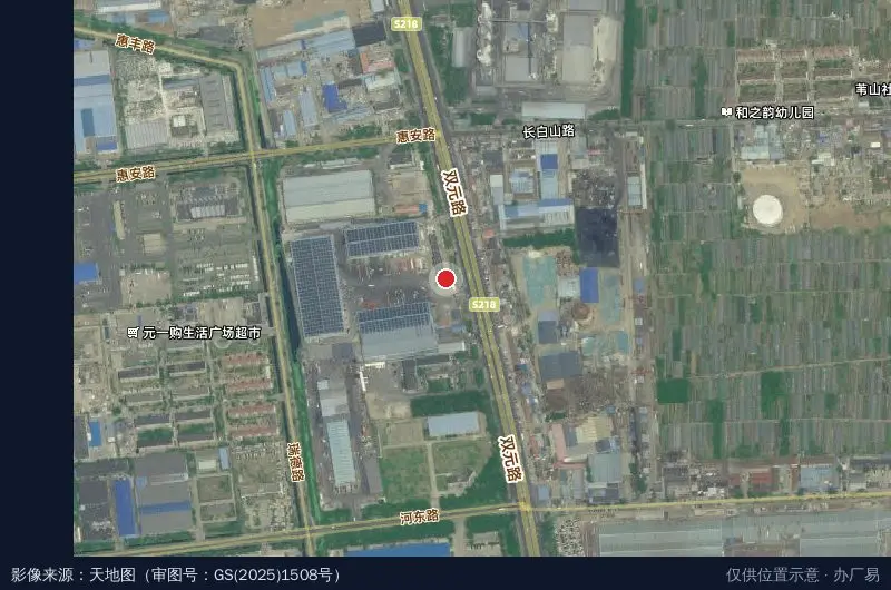 云驰物流园(二期)卫星位置示意图