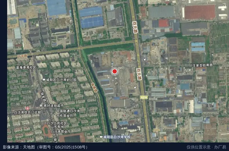 荣鼎丰物流园卫星位置示意图