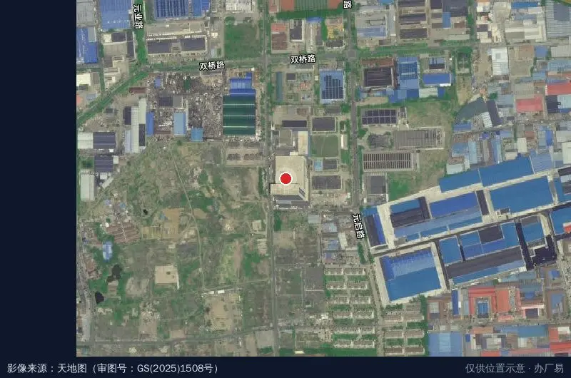 利群集团电子商务物流中心卫星位置示意图