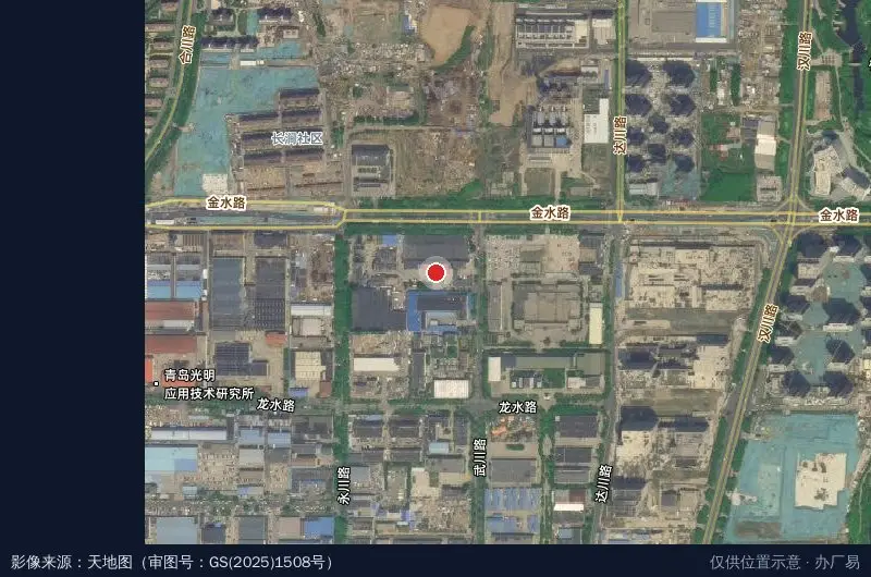 丽达物流中心卫星位置示意图