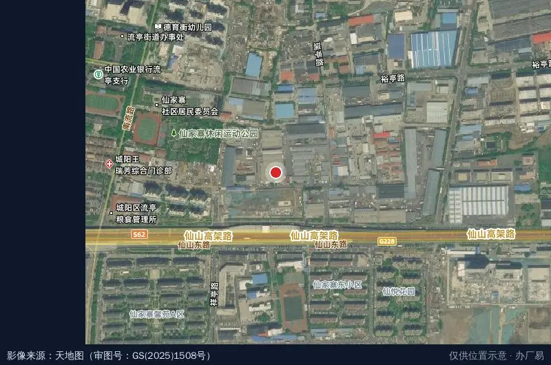 聚盟黑豹公路港卫星位置示意图