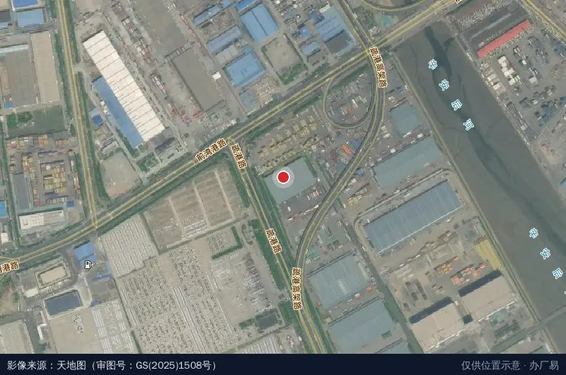 青岛保税物流园区卫星位置示意图