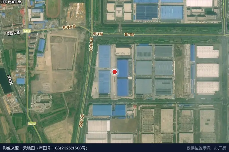 烟嘉物流园卫星位置示意图