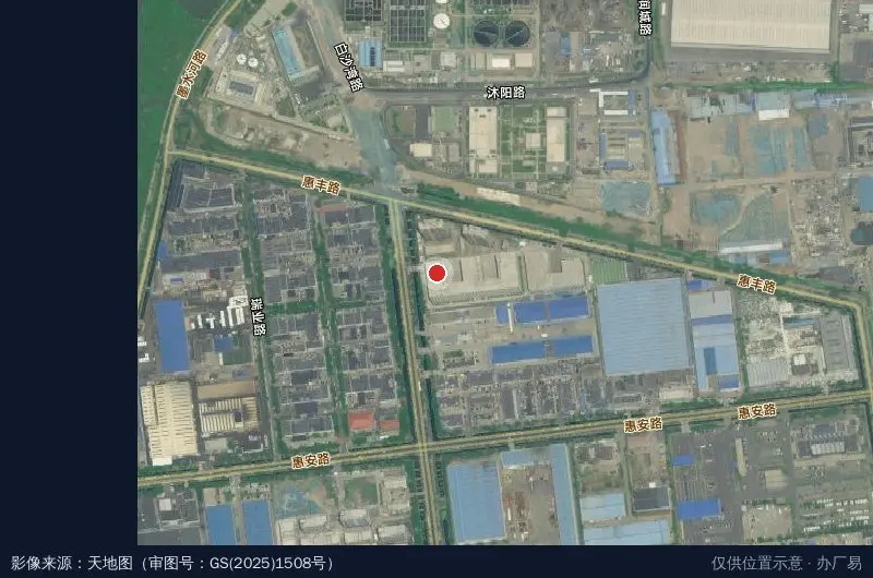 北岸装备智造产业园卫星位置示意图