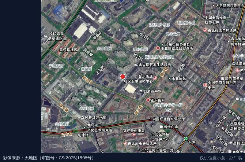 华通都市产业园卫星位置示意图