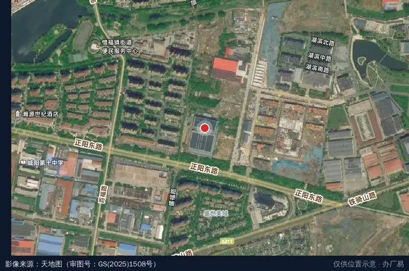 青岛聚弘通智能产业园卫星位置示意图
