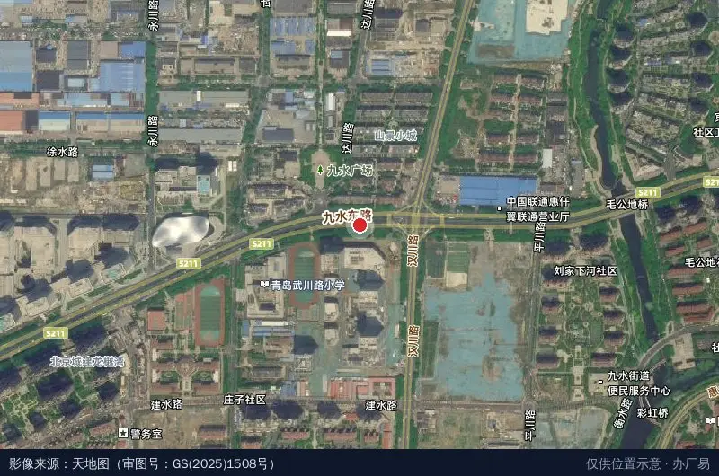 海创·都市产业园卫星位置示意图