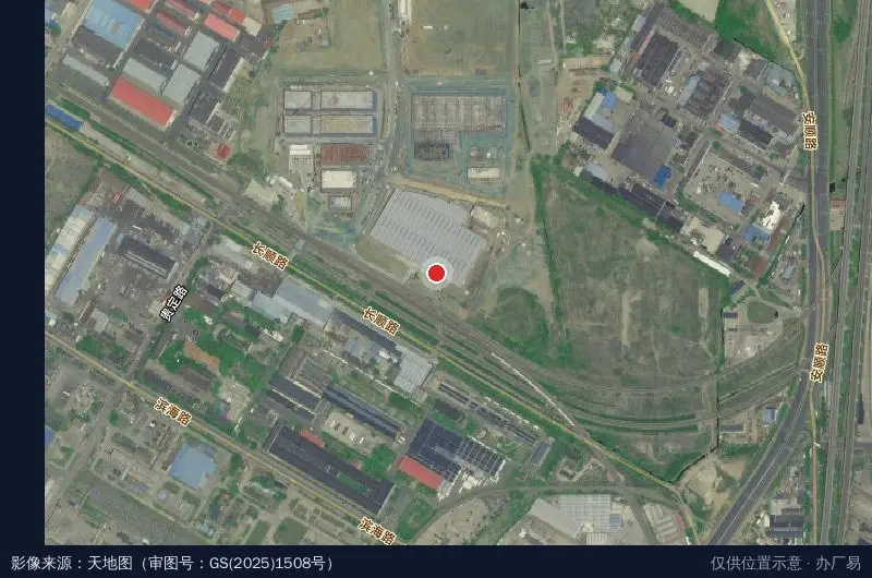 京城机电智能制造产业园卫星位置示意图