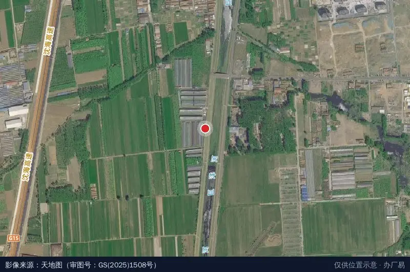 经济技术开发区花开富桂家庭农场卫星位置示意图