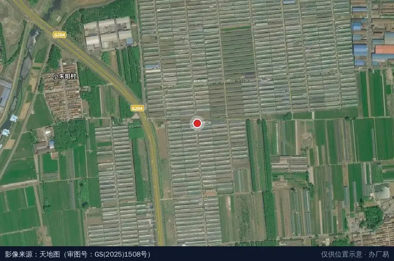 经济技术开发区田园家和家庭农场卫星位置示意图