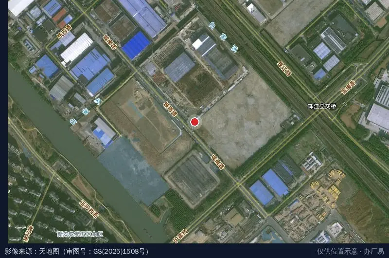 美的集团无锡高端工业园卫星位置示意图
