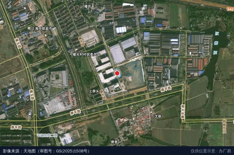 未来健康科技产业园卫星位置示意图