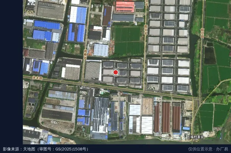 宜兴模架科技产业园B区卫星位置示意图