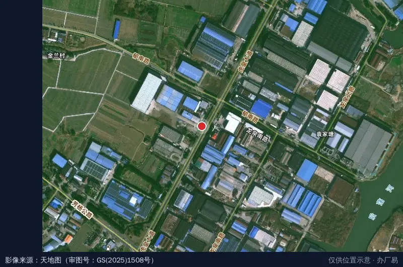 无锡鸿羽科技园区卫星位置示意图