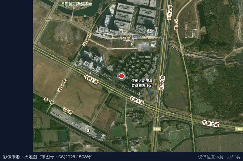 恒生科技园卫星位置示意图
