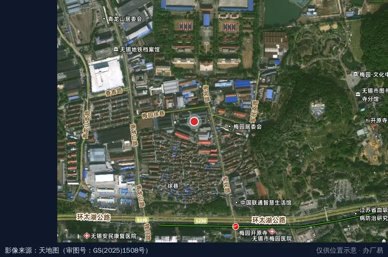 鼎鑫科技产业园卫星位置示意图