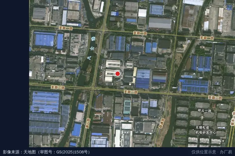 众盟物流园卫星位置示意图