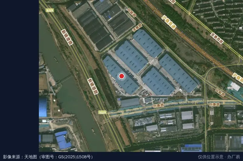 宝湾国际物流中心5号库卫星位置示意图