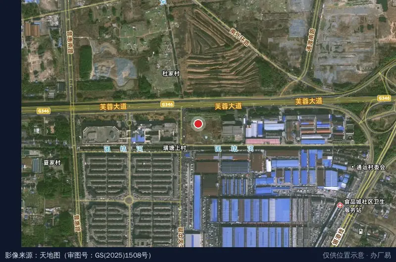 江阴电商产业园卫星位置示意图