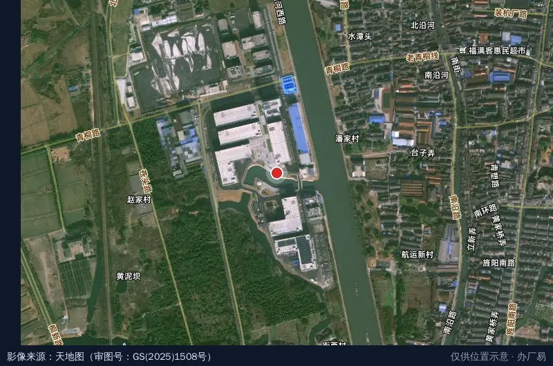 江阴市智能装备产业园卫星位置示意图