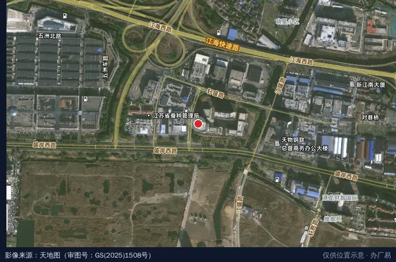 锡西数智产业园卫星位置示意图