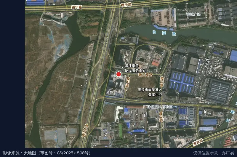 数智经济产业园卫星位置示意图
