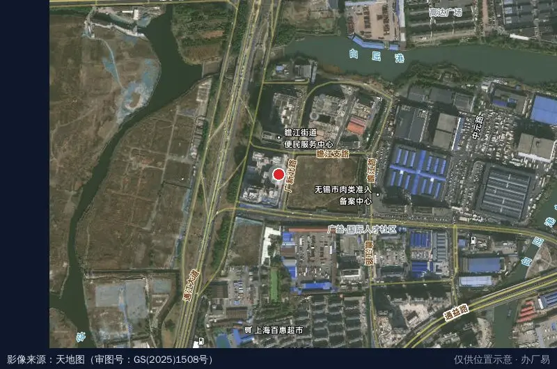 数智经济产业园4栋A座卫星位置示意图
