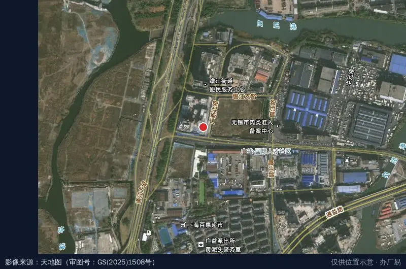 数智经济产业园4栋B座卫星位置示意图