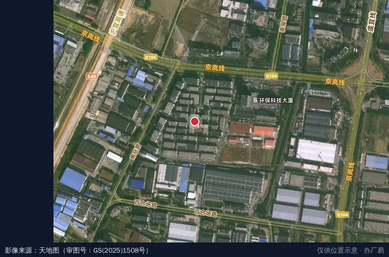 联东U谷·宜兴科技产业园卫星位置示意图