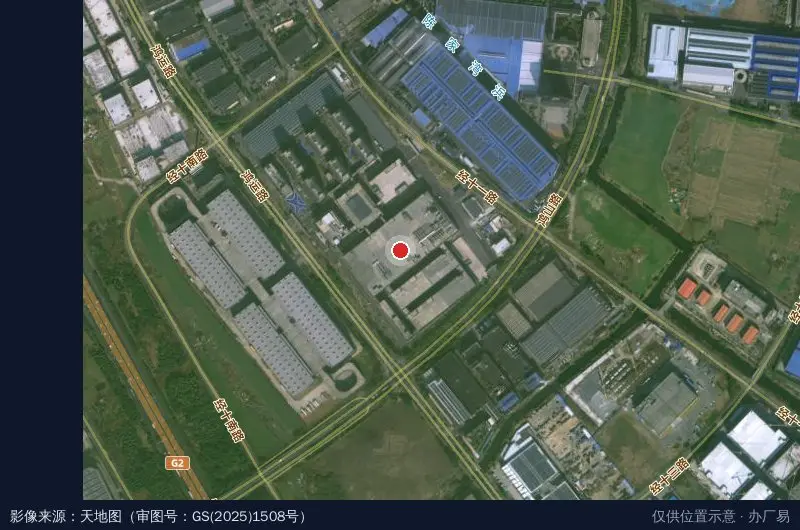 闻泰无锡智能制造产业园(建设中)卫星位置示意图