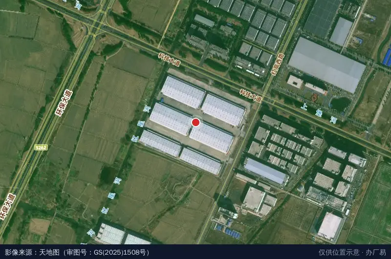 丰树(宜兴)产业园区卫星位置示意图