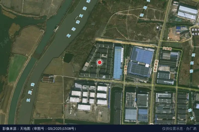 中南·高科无锡惠山智造产业园卫星位置示意图
