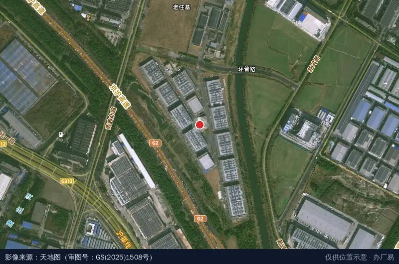 无锡环普普诚国际产业园卫星位置示意图