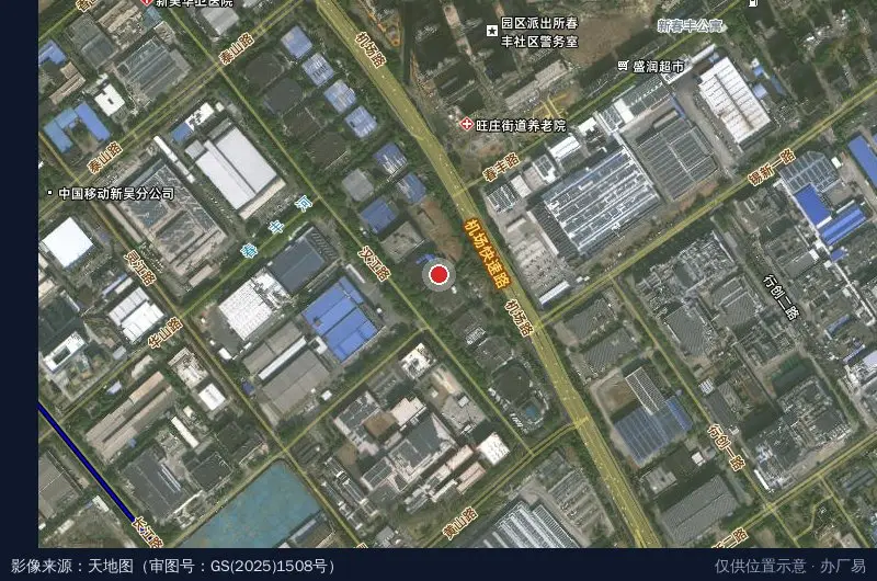 环普国际产业园卫星位置示意图