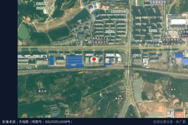 美松集团智能产业园卫星位置示意图