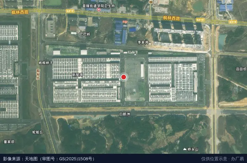 中联智慧产业城高空机械园卫星位置示意图