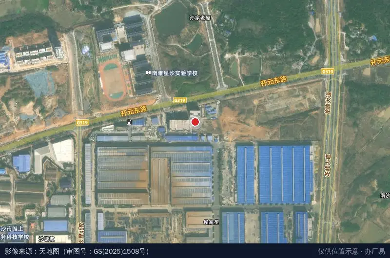 云峰智谷产业园卫星位置示意图