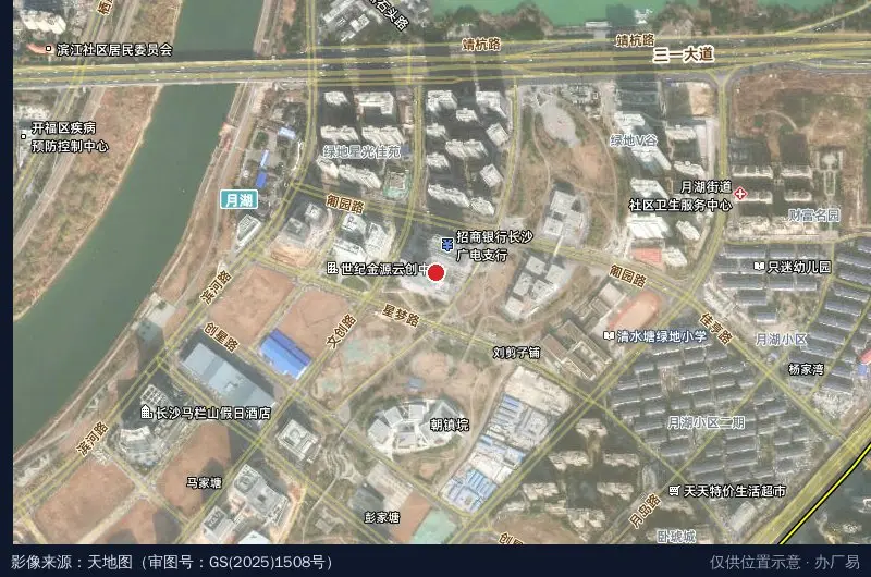 聚恒科技园卫星位置示意图