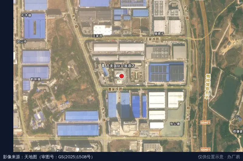 数商时代科创园卫星位置示意图