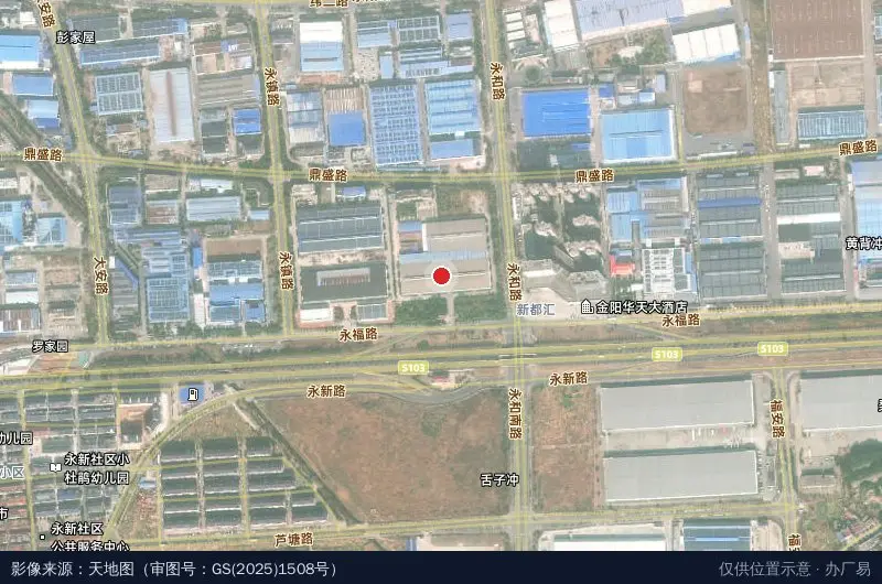 聪盛科技园卫星位置示意图