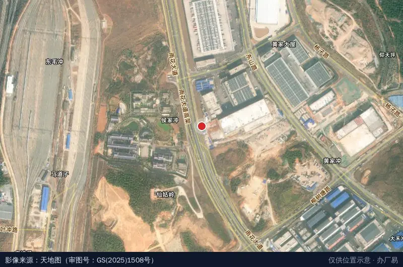丰彩好润佳智慧物流园(建设中)卫星位置示意图